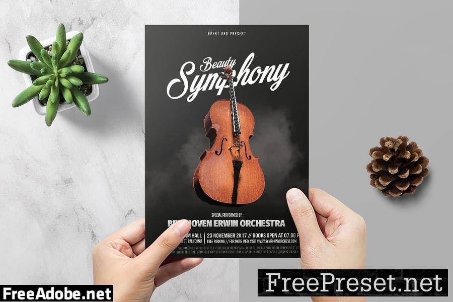 Classic Music Event Flyer Template