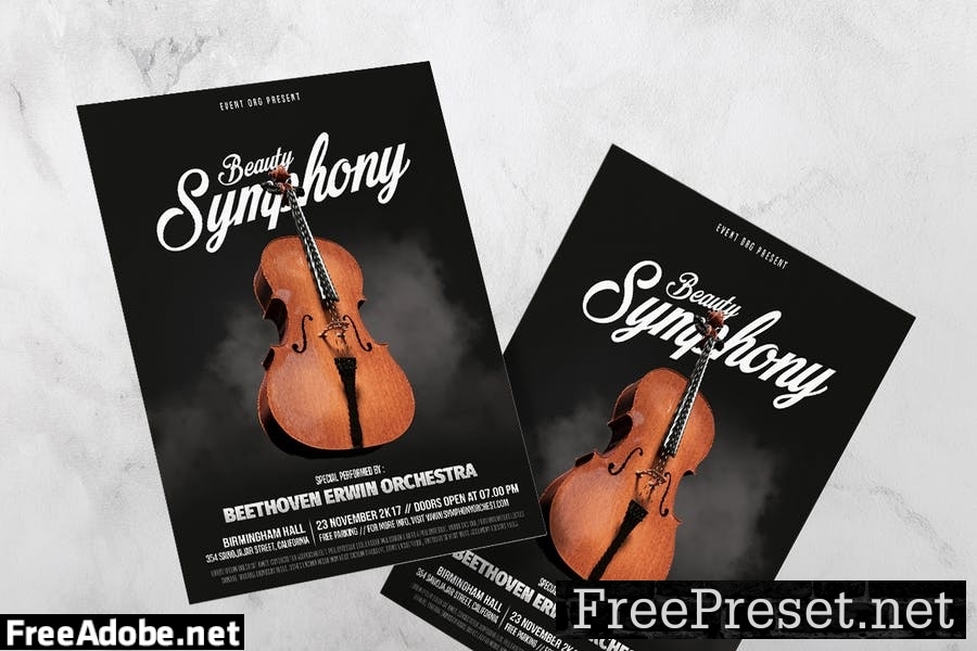 Classic Music Event Flyer Template