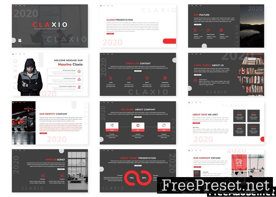 Claxio - Creative Powerpoint Template