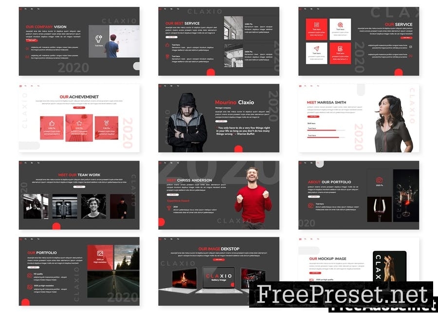 Claxio - Creative Powerpoint Template