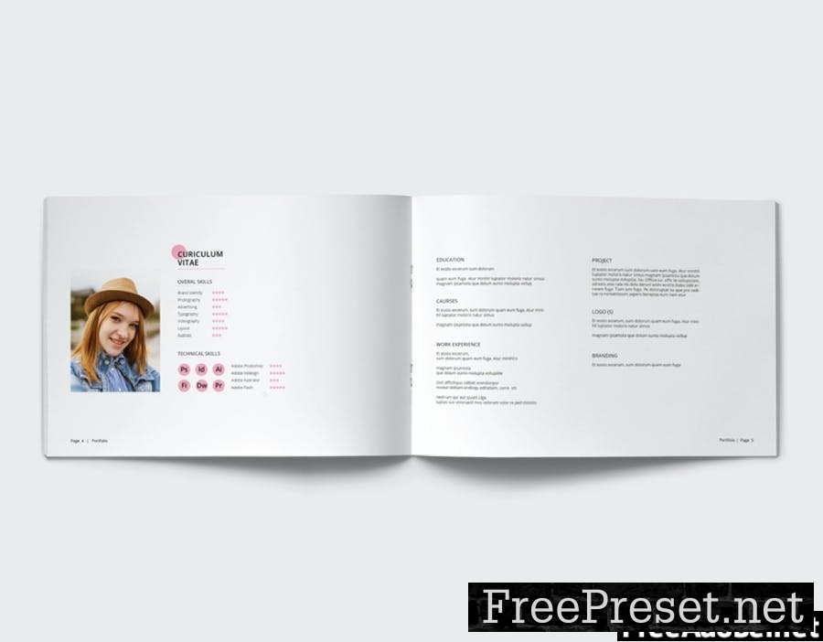 Clean & Simple Portfolio JRGELW5