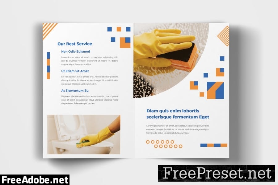 Cleaning Services Bifold Brochure S2FBA7L