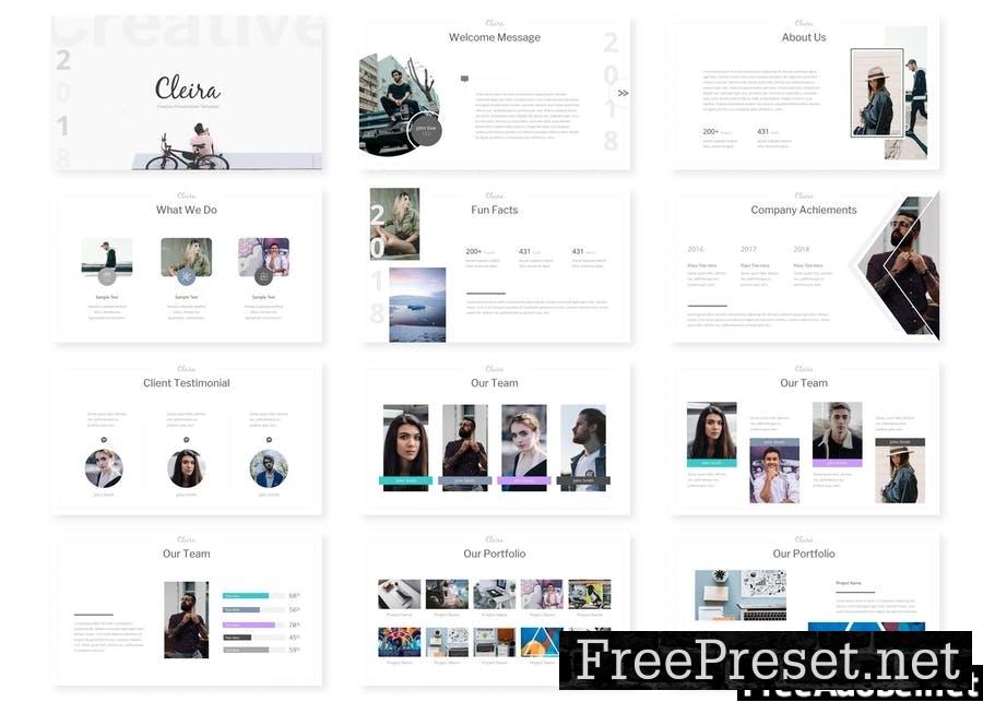 Cleira - Google Slide Templates