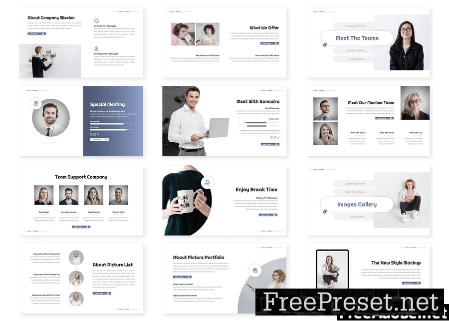 Cluser - Business Presentation Template