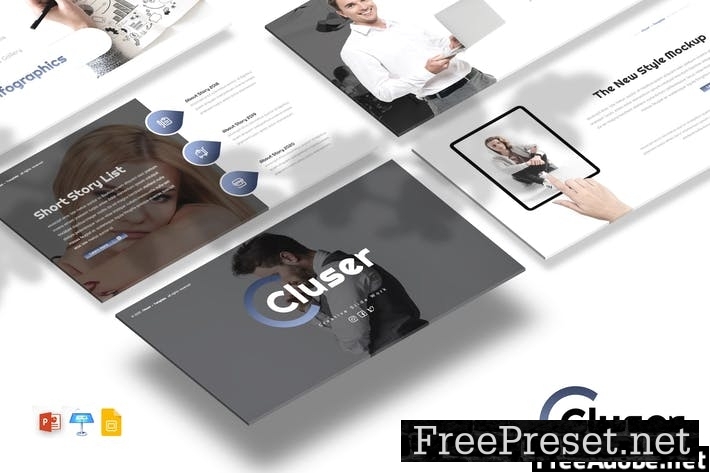 Cluser - Business Presentation Template MDQUS56