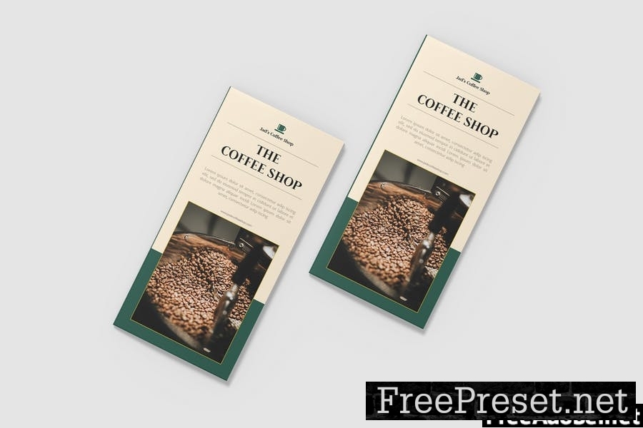 Coffe Shop Trifold Brochure