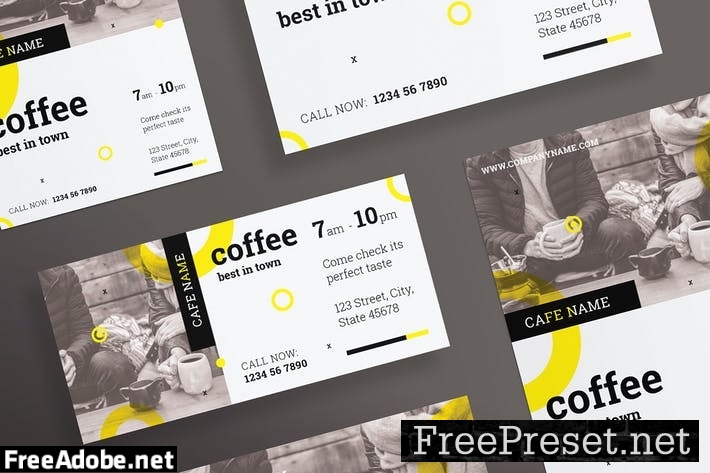 Coffee Shop Flyer and Poster Template 9LPB2D