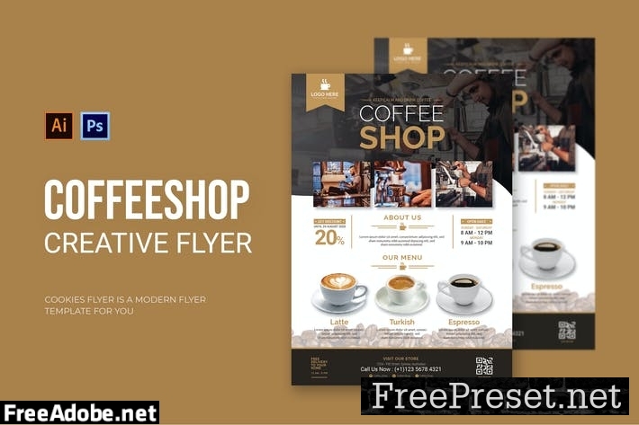 Coffee Shop - Flyer QSQVNPL