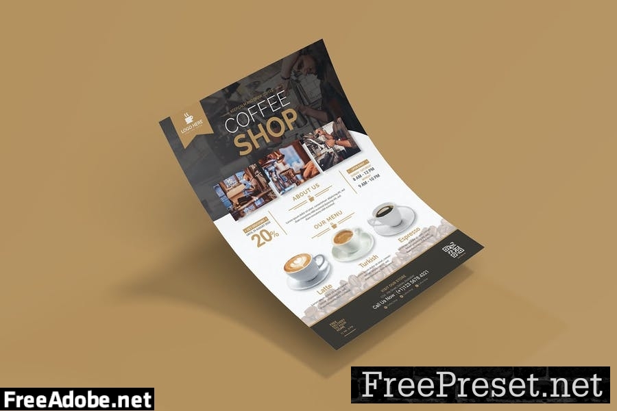 Coffee Shop - Flyer QSQVNPL