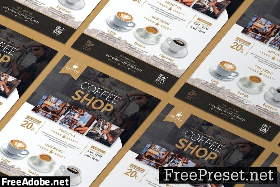 Coffee Shop - Flyer QSQVNPL