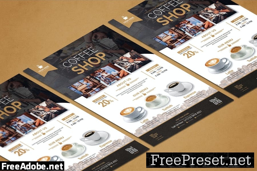 Coffee Shop - Flyer QSQVNPL