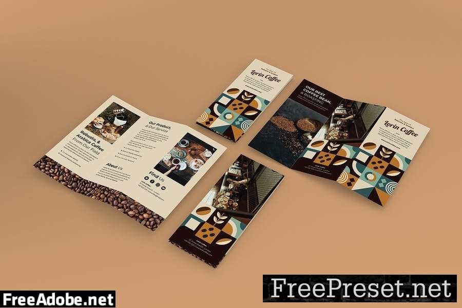 Coffee Shop Trifold Brochure