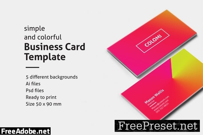 Colomi - Business Cards NZV3Q4