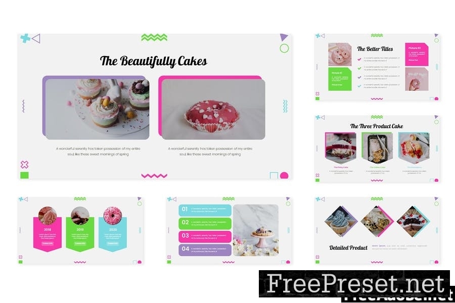 Color Cakes - Powerpoint Template