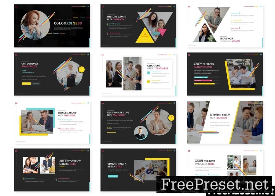 Coloursine - Presentation Template