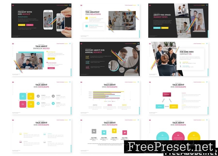 Coloursine - Presentation Template