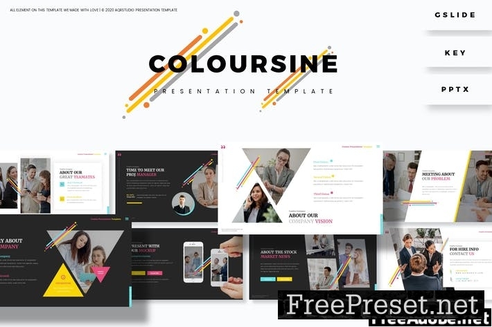 Coloursine - Presentation Template PDUSAMR