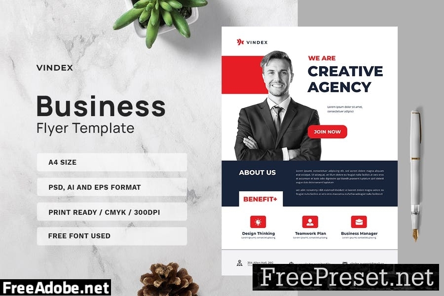 Company Flyer Template V37FEU5