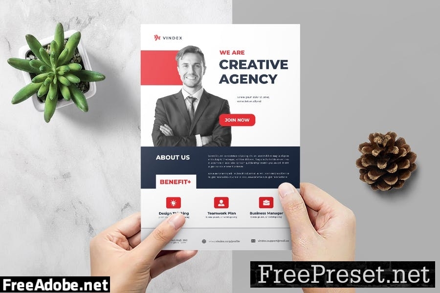 Company Flyer Template V37FEU5