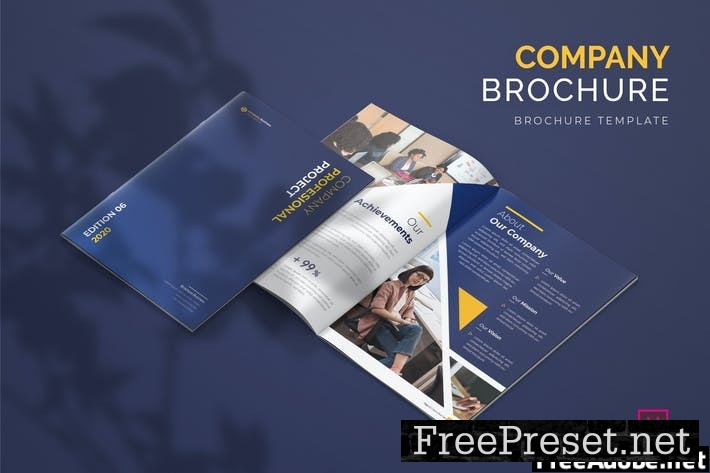 Company Profes - Brochure Template 4EZH446