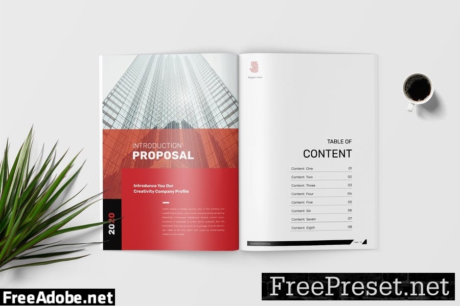 Company Proposal Template U66PNJD