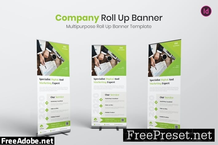 Company Roll Up Banner C23UZYW