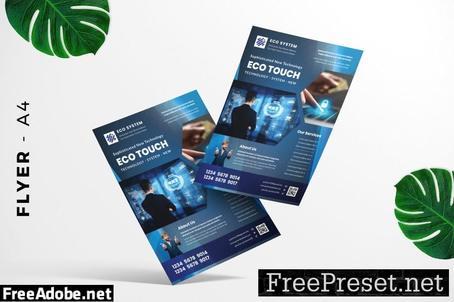 Computer Technology Flyer Design