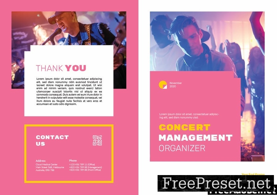 Concert Management Brochure