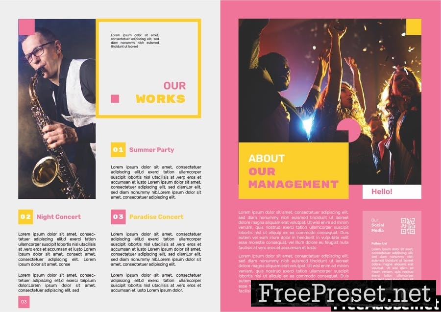 Concert Management Brochure