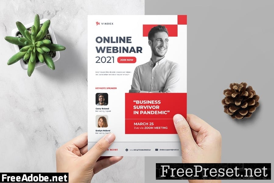 Conference / Webinar Flyer Template