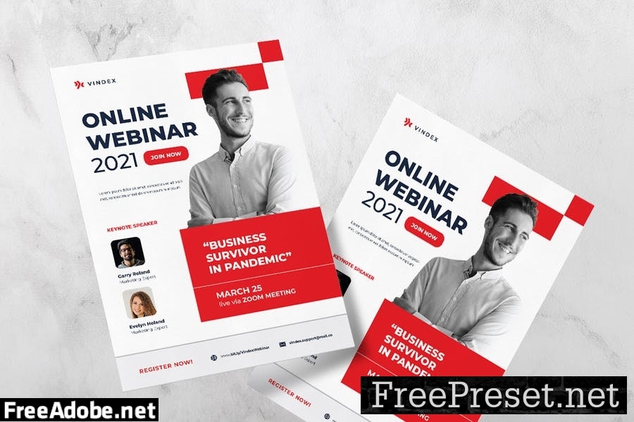 Conference / Webinar Flyer Template