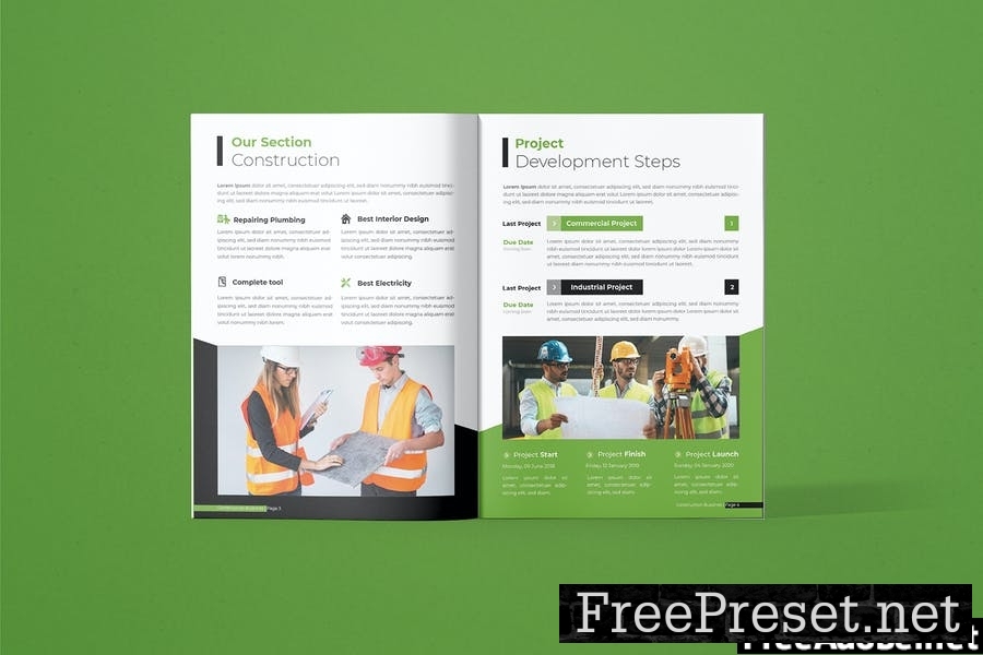 Construction Agency - Brochure Template