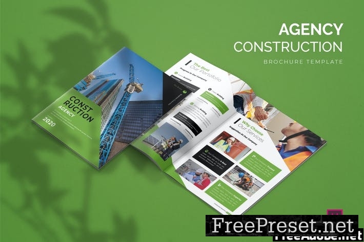 Construction Agency - Brochure Template PC66R36