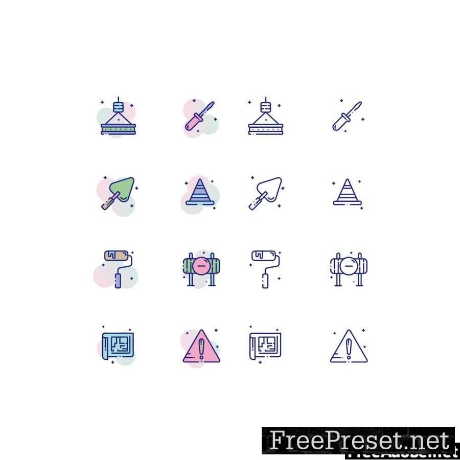 Construction and Tools Icon Pack BWPJ9VP