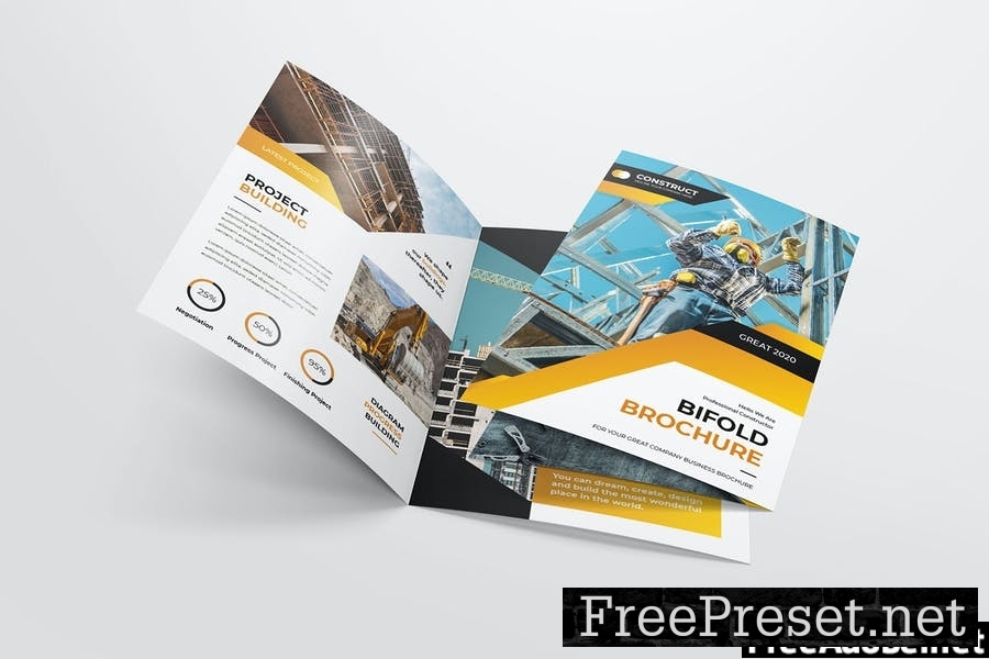 Construction Bifold Brochure