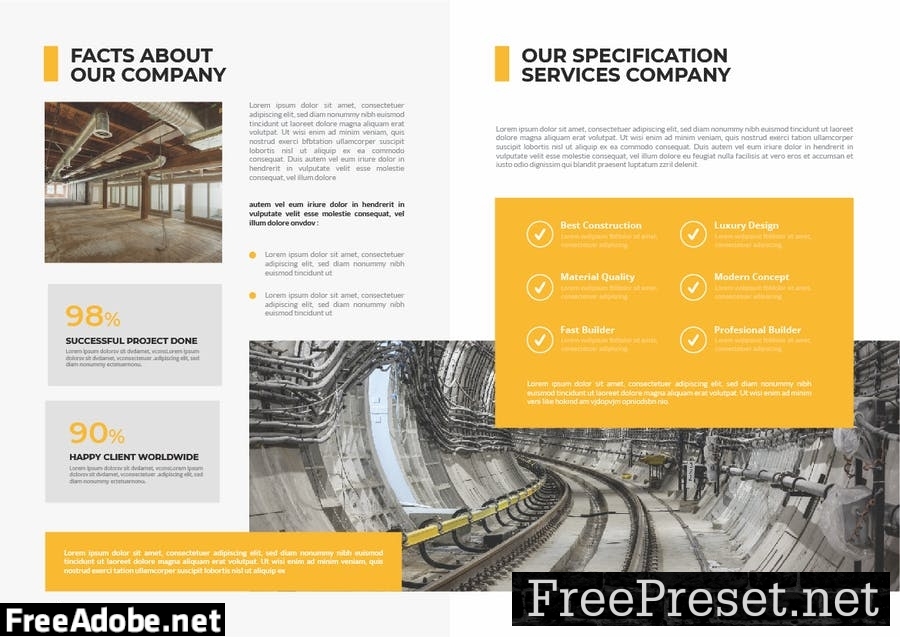 Construction Building Brochure