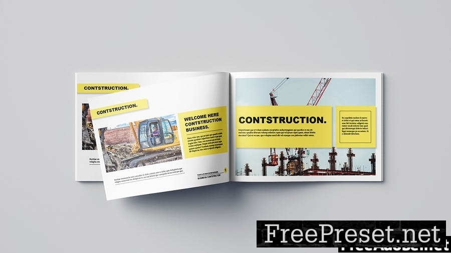 Construction Business Brochure - Landscape