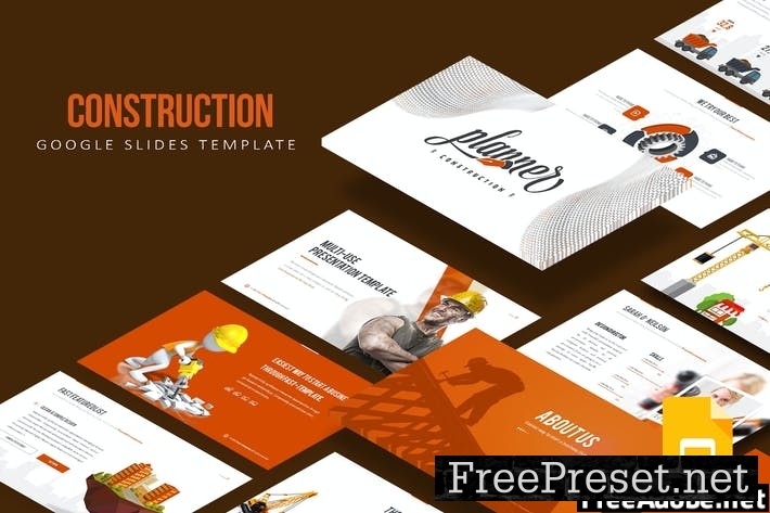 Construction Google Slides Template ZGUTPT