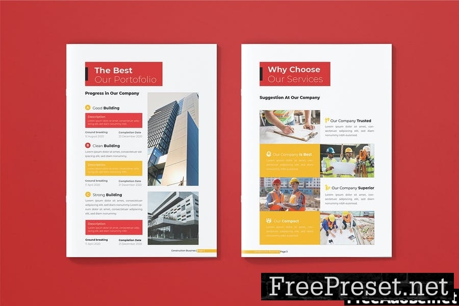 Construction Project - Brochure Template 7RPS4GC