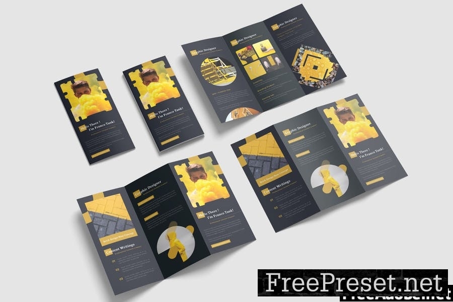 Content Creator Trifold Brochure