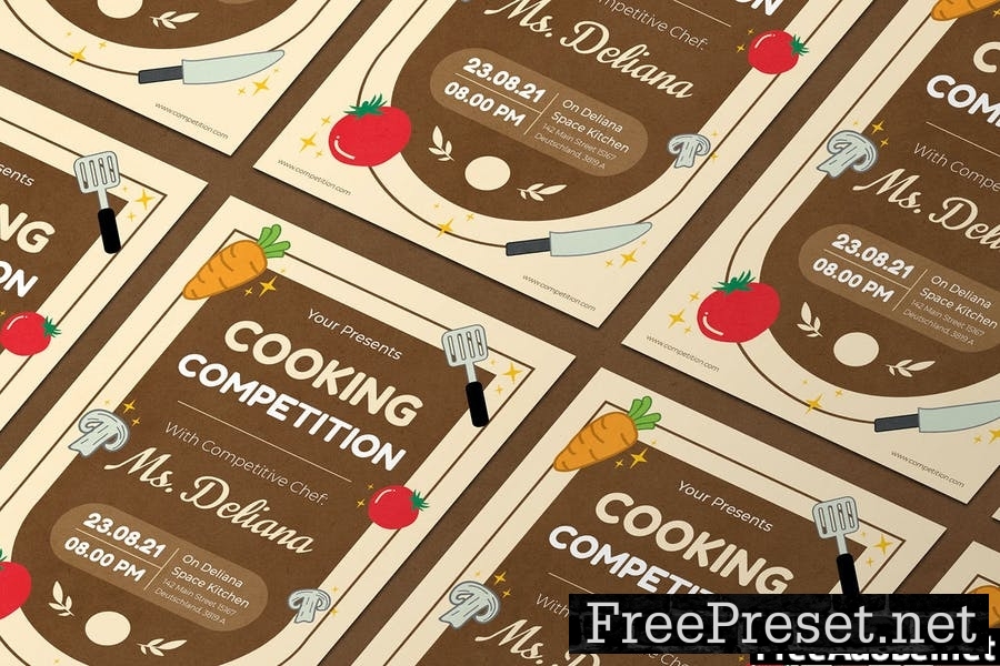 Cooking Competition - Flyer