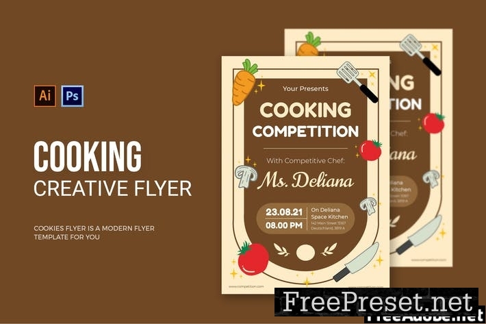 Cooking Competition - Flyer HSQYUKT