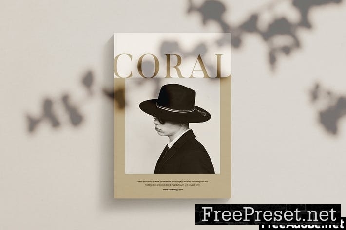 Coral - Magazine Template CXNRPQY