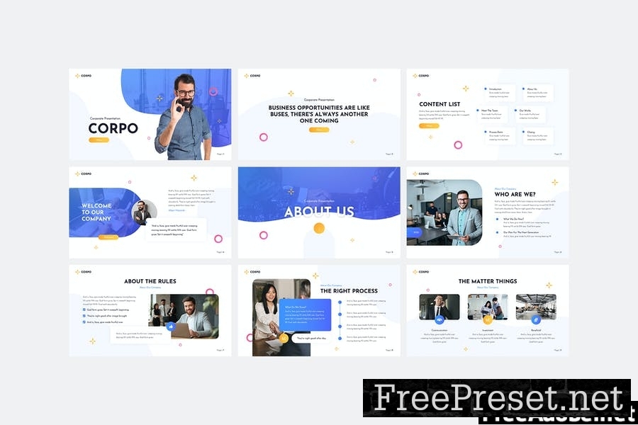 Corpo - Corporate PowerPoint Template