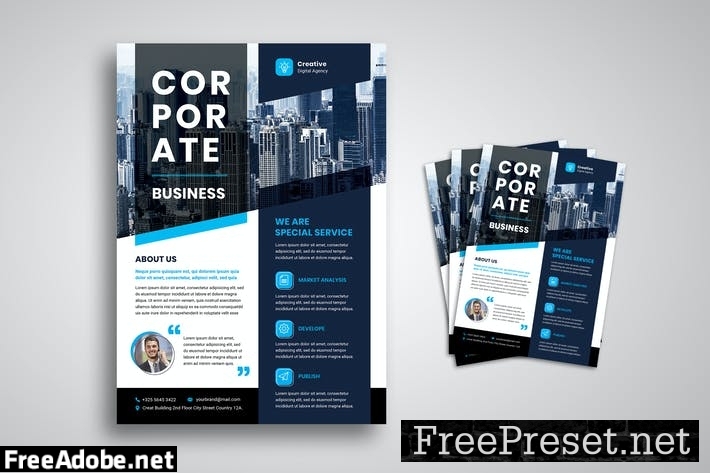 Corporate Business Flyer SVDYNQP