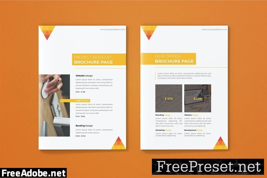 Corporate Design - Brochure Template 5HRZHUY