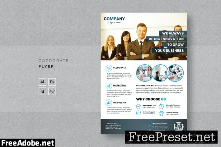 Corporate Flyer P9U6EJP