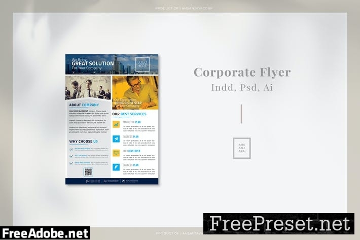 Corporate Flyer PKG83XP