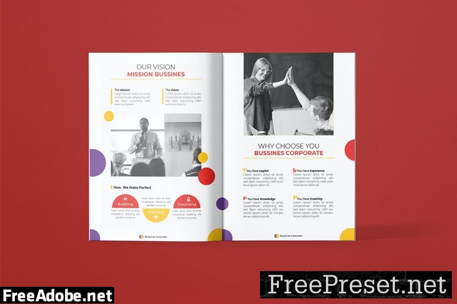 Corporate Our Business - Brochure Template DVHN5WJ