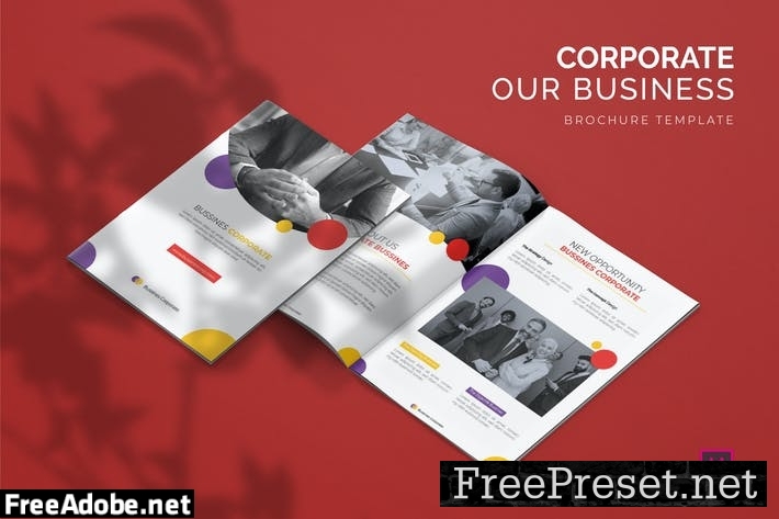 Corporate Our Business - Brochure Template DVHN5WJ